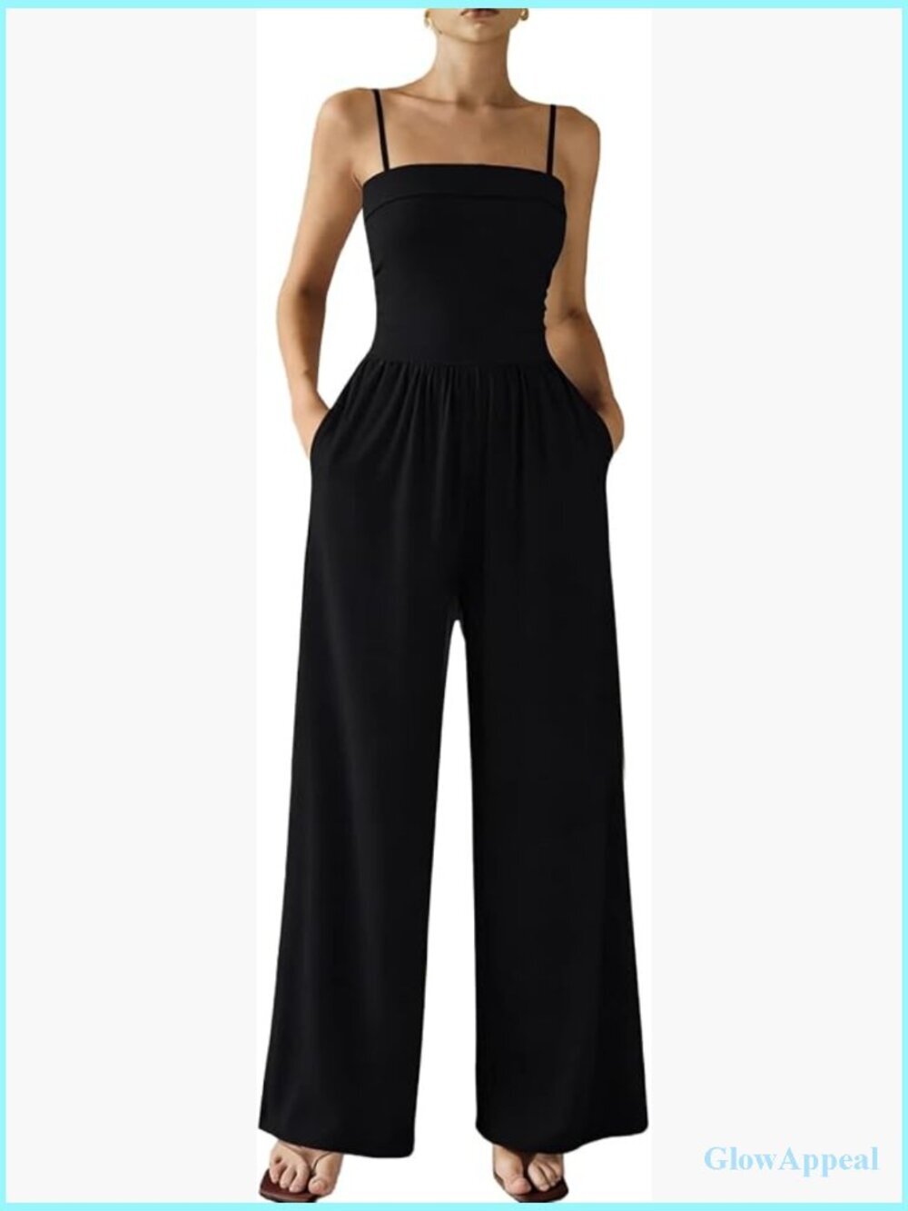 Dressy Sleeveless Wide Leg Jumpsuit One Piece Romper Beach Vacation Summer